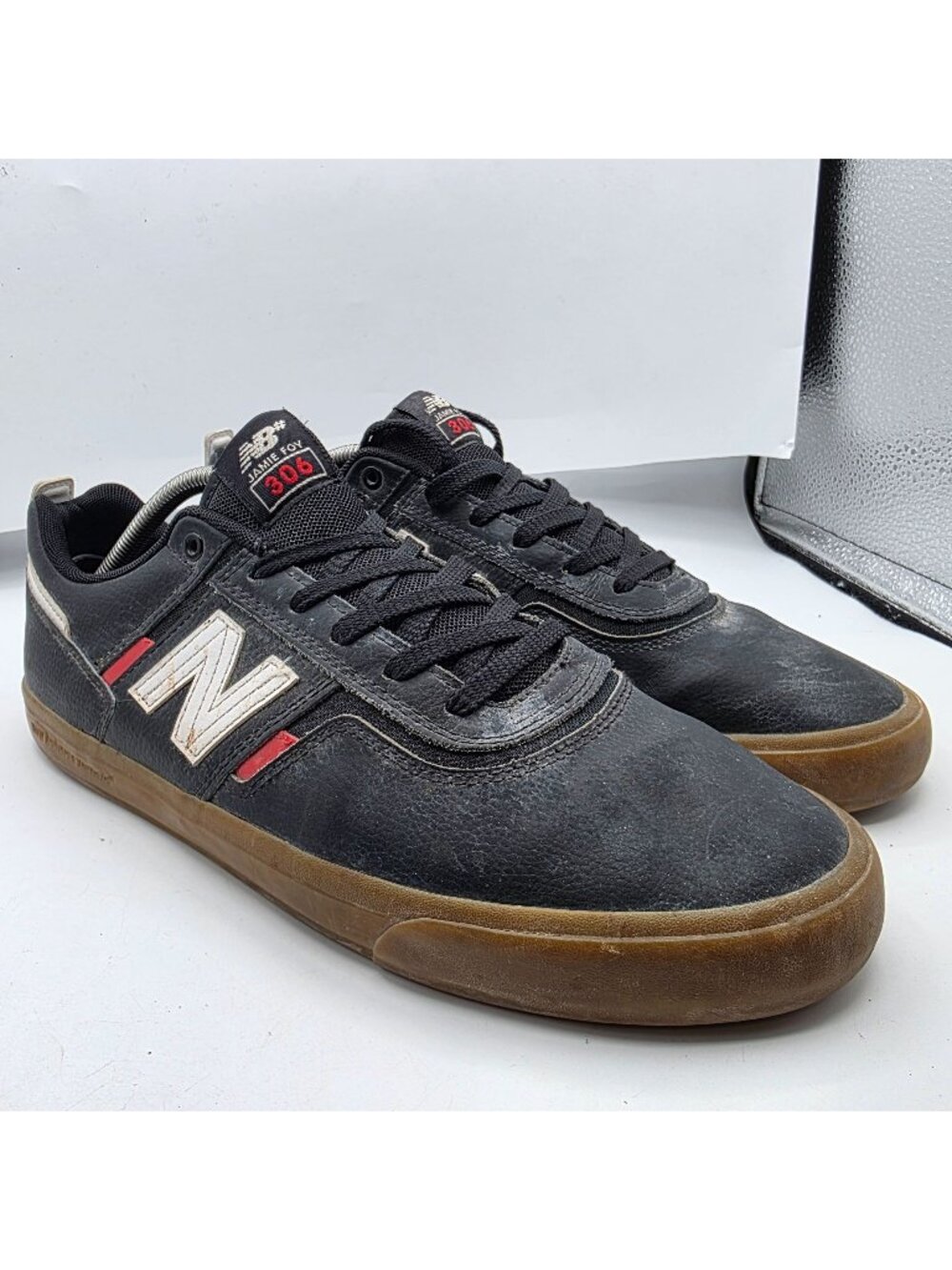 New Balance Numeric Jamie Foy 306 Mens Size 12 Black Gum Skateboarding Shoes